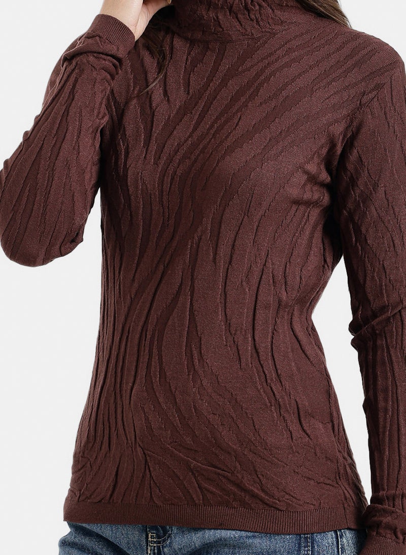 Carina Textured Mock-Neck Pullover - Image 4